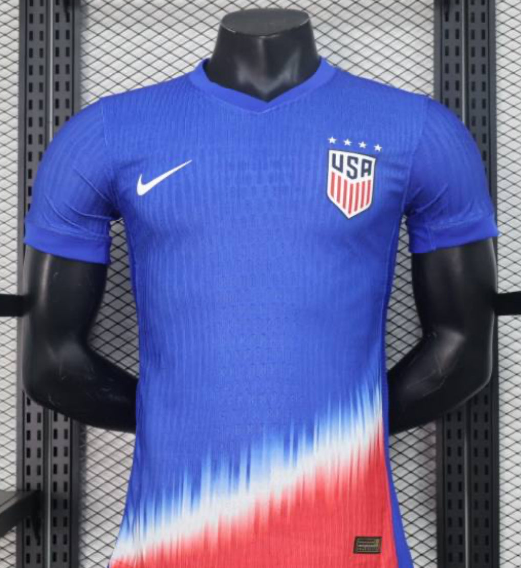 25-26 USA Away Soccer Jersey Player Version