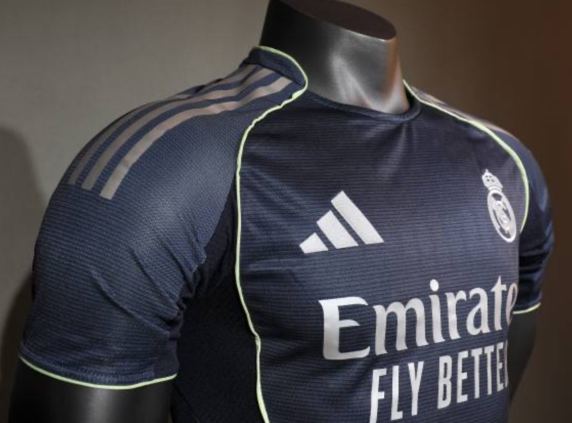 25-26 Real Madrid Away Soccer Jersey Player Version