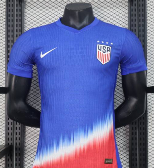 25-26 USA Away Soccer Jersey Player Version