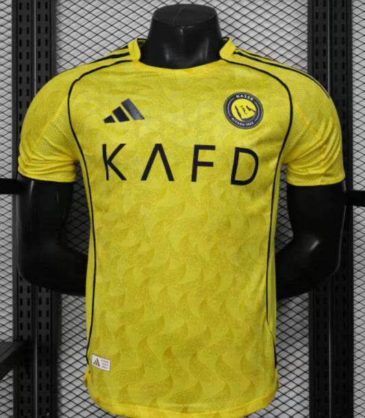 25-26 Al Nassr Home Soccer Jersey Player Version