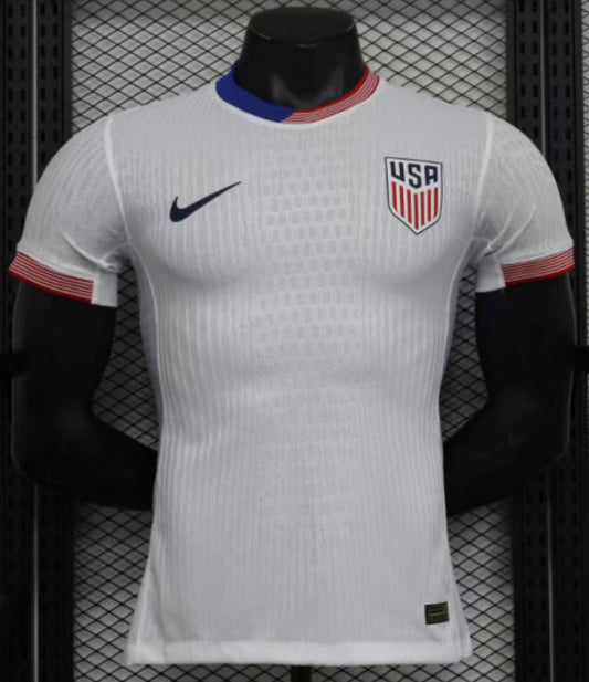 25-26 USA Home Soccer Jersey Player Version