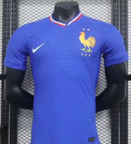 25-26 France Home Soccer Jersey Player Version