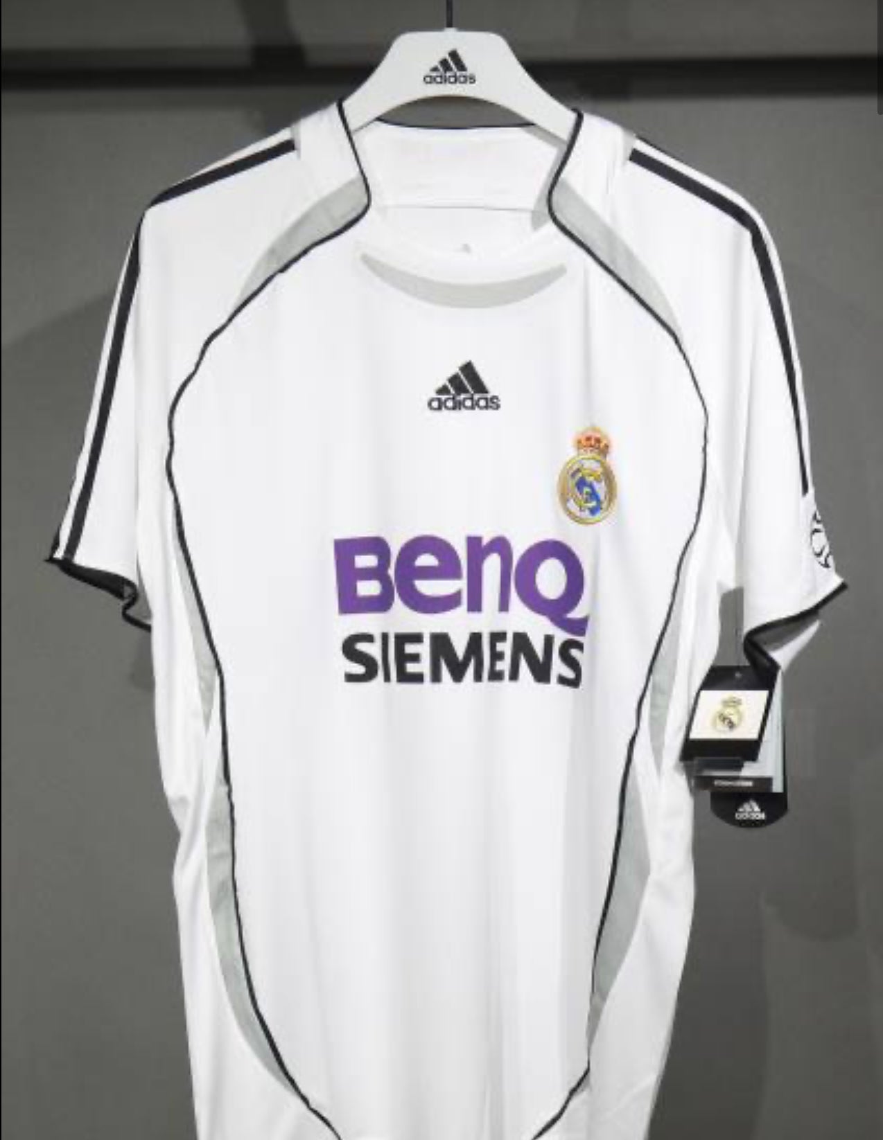 2006/07 Real Madrid Home Retro Jersey Player Edition