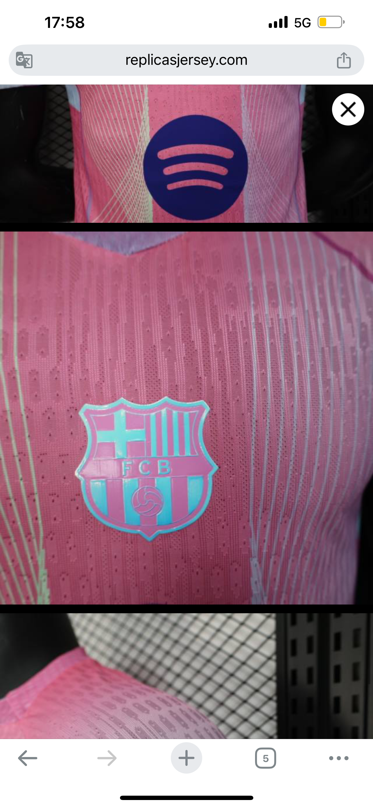 25-26 Barcelona Pink Special Edition Player Version Soccer Jersey