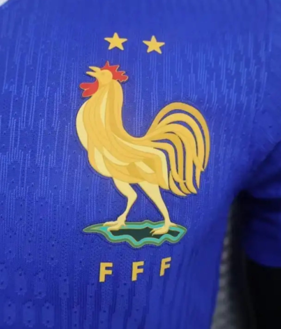25-26 France Home Soccer Jersey Player Version