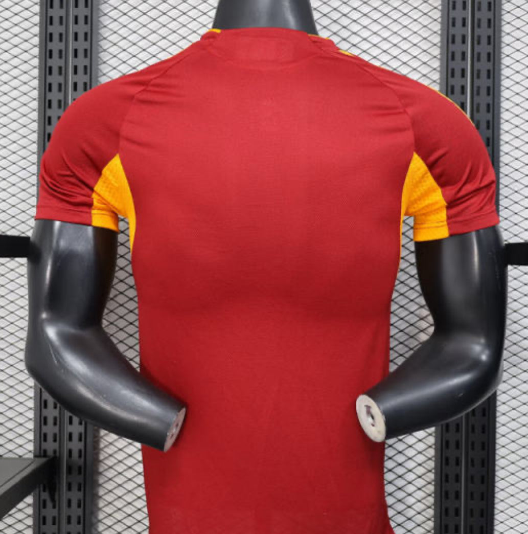 25-26 AS Roma Home Soccer Jersey Player Version