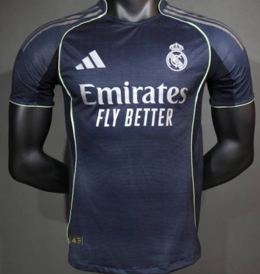 25-26 Real Madrid Away Soccer Jersey Player Version