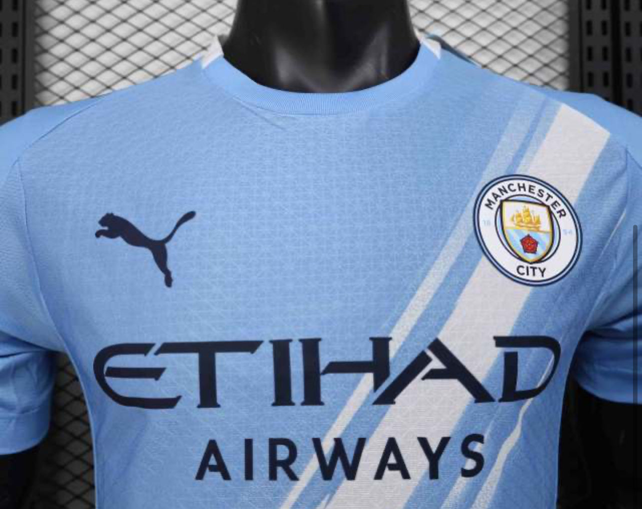 25-26 Manchester City Home Soccer Jersey Player Version