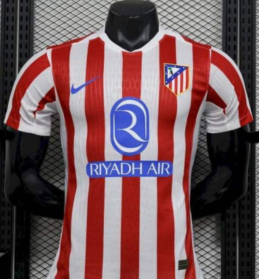 25-26 Atletico Madrid Home Soccer Jersey Player Version