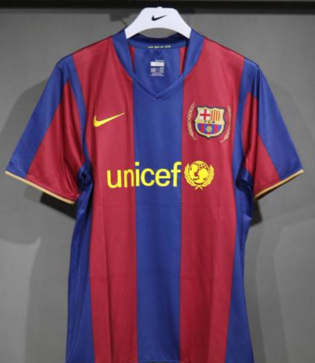 07-08 Barcelona Home Retro Jersey Player Edition